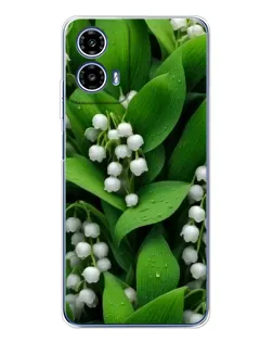 Чехол для Motorola Moto G35 с картинкой «Ландыши в зелени» Чехол для Motorola Moto G35 с картинкой «Ландыши в зелени»