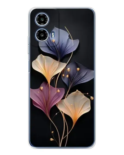 Чехол для Motorola Moto G35 с картинкой «Лиловые цветы грации» Чехол для Motorola Moto G35 с картинкой «Лиловые цветы грации»