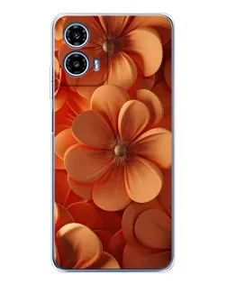 Чехол для Motorola Moto G35 с картинкой «Оранжевый макро цветок» Чехол для Motorola Moto G35 с картинкой «Оранжевый макро цветок»