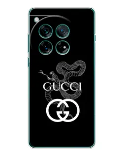 Чехол для Motorola Moto G37 с картинкой «Gucci — серебряная змея»