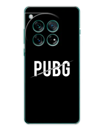 Чехол для Motorola Moto G37 с картинкой «PUBG — белый логотип»