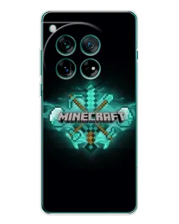 Чехол для Motorola Moto G37 с картинкой «Minecraft Diamond лого»