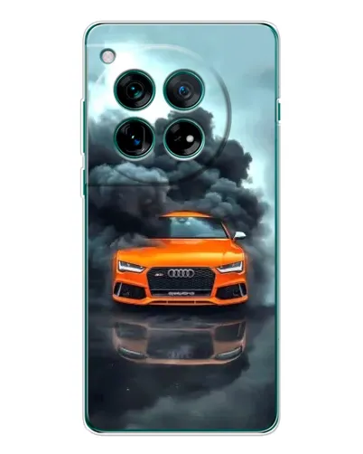 Чехол для Motorola Moto G37 с картинкой «Audi в облаках дыма»