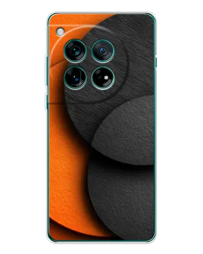 Чехол для Motorola Moto G37 с картинкой «Геометрия оранжевых кругов»