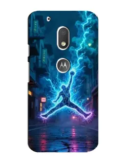 Чехол для Motorola MOTO G4 Play с картинкой «Jordan Gold Jumpman»