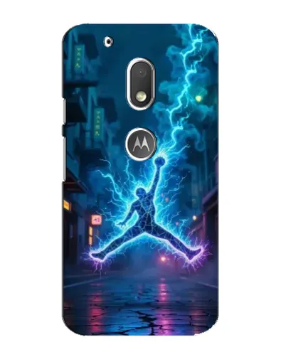 Чехол для Motorola MOTO G4 Play с картинкой «Jordan Gold Jumpman»
