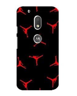 Чехол для Motorola MOTO G4 Play с картинкой «Jordan Red Pattern»