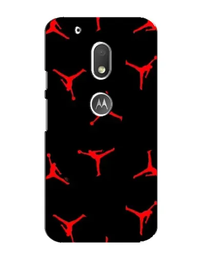 Чехол для Motorola MOTO G4 Play с картинкой «Jordan Red Pattern»