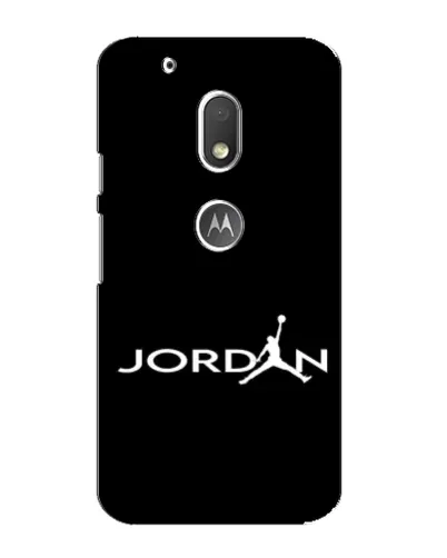 Чехол для Motorola MOTO G4 Play с картинкой «Jordan White Logo»