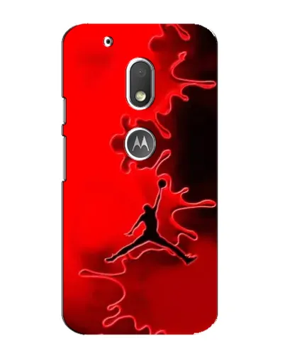 Чехол для Motorola MOTO G4 Play с картинкой «Jordan Red Smoke»