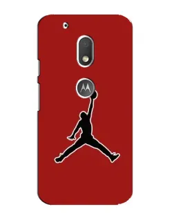 Чехол для Motorola MOTO G4 Play с картинкой «Jordan Red Back»