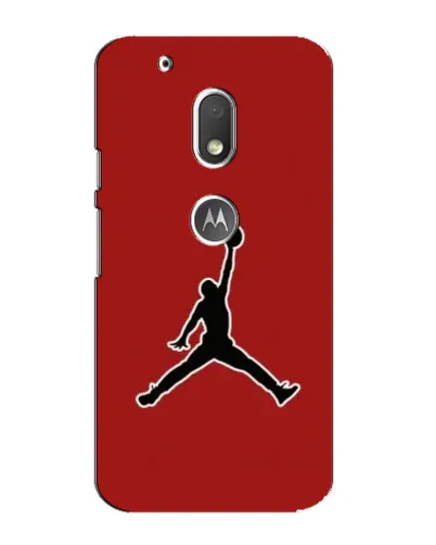 Чехол для Motorola MOTO G4 Play с картинкой «Jordan Red Back»