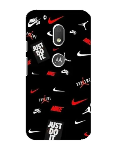Чехол для Motorola MOTO G4 Play с картинкой «Nike Mix Pattern»
