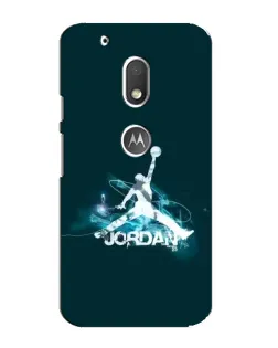 Чехол для Motorola MOTO G4 Play с картинкой «Jordan Blue Fire»