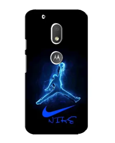 Чехол для Motorola MOTO G4 Play с картинкой «Jordan Neon Blue»