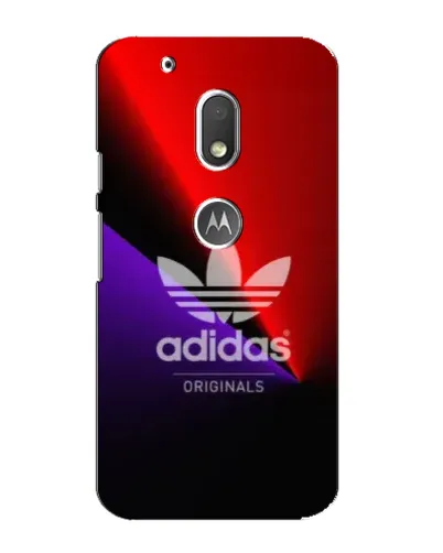 Чехол для Motorola MOTO G4 Play с картинкой «Adidas Red Neon»