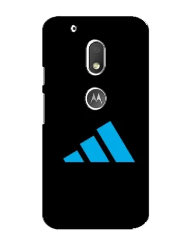 Чехол для Motorola MOTO G4 Play с картинкой «Adidas Cyan Logo»