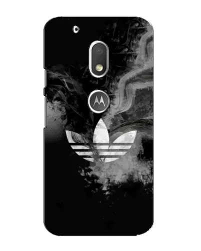 Чехол для Motorola MOTO G4 Play с картинкой «Абстрактный дым Adidas»