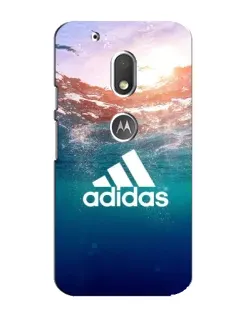 Чехол для Motorola MOTO G4 Play с картинкой «Океанская глубина адидас» Чехол для Motorola MOTO G4 Play с картинкой «Океанская глубина адидас»
