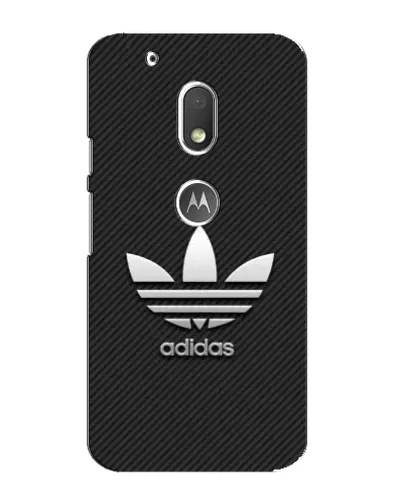 Чехол для Motorola MOTO G4 Play с картинкой «Adidas Карбоновая текстура»