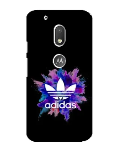Чехол для Motorola MOTO G4 Play с картинкой «Взрыв красок Adidas»