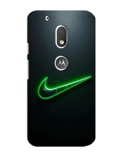 Чехол для Motorola MOTO G4 Play с картинкой «Неоновый контур Nike» Чехол для Motorola MOTO G4 Play с картинкой «Неоновый контур Nike»