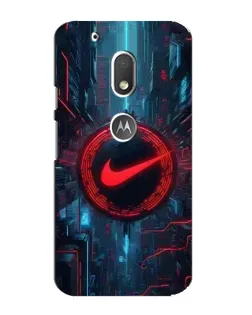 Чехол для Motorola MOTO G4 Play с картинкой «Техногенный стиль Nike» Чехол для Motorola MOTO G4 Play с картинкой «Техногенный стиль Nike»