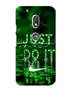 Чехол для Motorola MOTO G4 Play с картинкой «Зеленый неоновый Nike» Чехол для Motorola MOTO G4 Play с картинкой «Зеленый неоновый Nike»