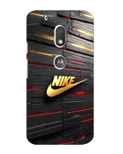 Чехол для Motorola MOTO G4 Play с картинкой «Золотой Nike на металле» Чехол для Motorola MOTO G4 Play с картинкой «Золотой Nike на металле»