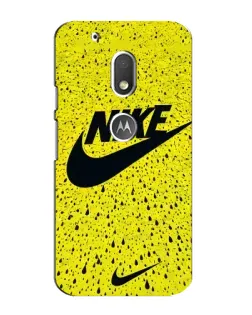 Чехол для Motorola MOTO G4 Play с картинкой «Желтый текстурный Nike» Чехол для Motorola MOTO G4 Play с картинкой «Желтый текстурный Nike»