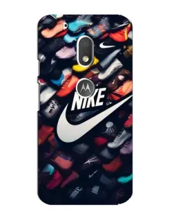 Чехол для Motorola MOTO G4 Play с картинкой «Коллекция кроссовок Nike» Чехол для Motorola MOTO G4 Play с картинкой «Коллекция кроссовок Nike»