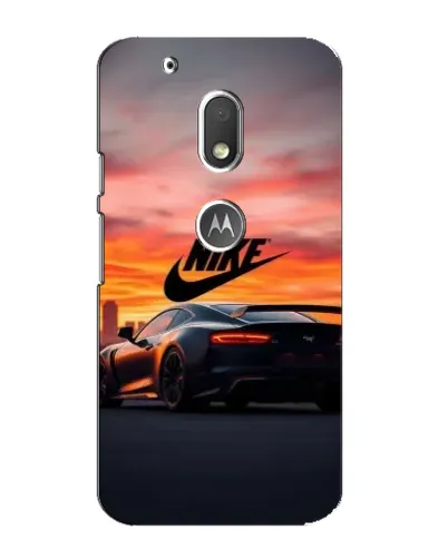 Чехол для Motorola MOTO G4 Play с картинкой «Nike и суперкар» Чехол для Motorola MOTO G4 Play с картинкой «Nike и суперкар»