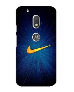 Чехол для Motorola MOTO G4 Play с картинкой «Синий пульс Nike» Чехол для Motorola MOTO G4 Play с картинкой «Синий пульс Nike»