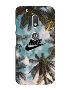 Чехол для Motorola MOTO G4 Play с картинкой «Тропический принт Nike» Чехол для Motorola MOTO G4 Play с картинкой «Тропический принт Nike»