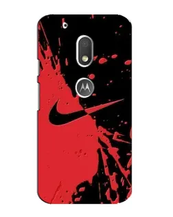 Чехол для Motorola MOTO G4 Play с картинкой «Красные брызги Nike» Чехол для Motorola MOTO G4 Play с картинкой «Красные брызги Nike»