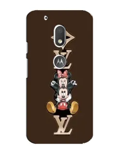 Чехол для Motorola MOTO G4 Play с картинкой «LV и Микки Маус»