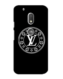 Чехол для Motorola MOTO G4 Play с картинкой «LV — печать стиля»