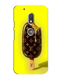 Чехол для Motorola MOTO G4 Play с картинкой «Мороженое от LV»