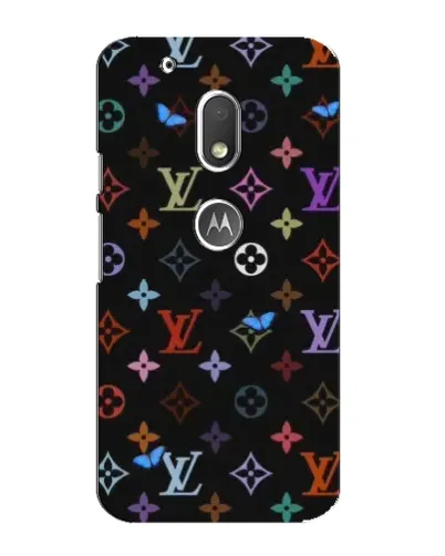 Чехол для Motorola MOTO G4 Play с картинкой «Цветная монограмма LV» Чехол для Motorola MOTO G4 Play с картинкой «Цветная монограмма LV»