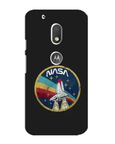 Чехол для Motorola MOTO G4 Play с картинкой «NASA — эмблема миссии»