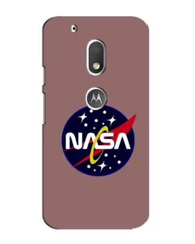 Чехол для Motorola MOTO G4 Play с картинкой «NASA — ретро космос»