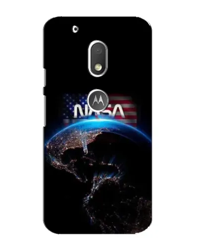 Чехол для Motorola MOTO G4 Play с картинкой «Земля из космоса NASA»