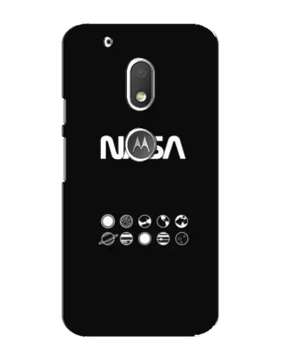 Чехол для Motorola MOTO G4 Play с картинкой «NASA — технический принт»