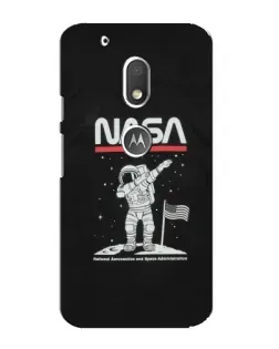 Чехол для Motorola MOTO G4 Play с картинкой «NASA — шагаем по Луне» Чехол для Motorola MOTO G4 Play с картинкой «NASA — шагаем по Луне»