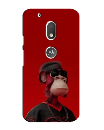 Чехол для Motorola MOTO G4 Play с картинкой «Bored Ape в красном» Чехол для Motorola MOTO G4 Play с картинкой «Bored Ape в красном»