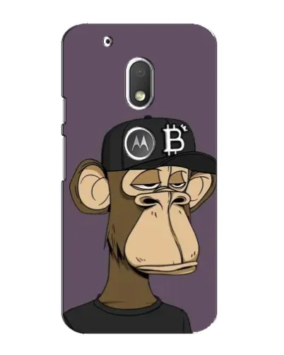 Чехол для Motorola MOTO G4 Play с картинкой «Bored Ape в кепке» Чехол для Motorola MOTO G4 Play с картинкой «Bored Ape в кепке»