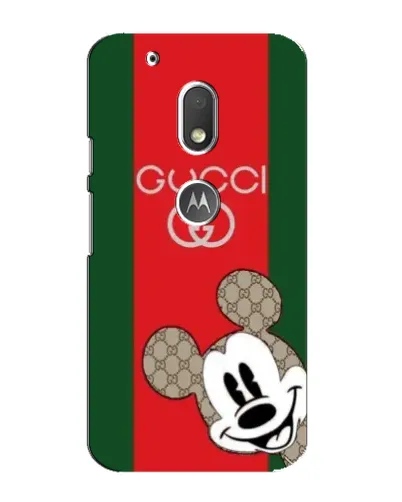 Чехол для Motorola MOTO G4 Play с картинкой «Gucci — полосы и Микки» Чехол для Motorola MOTO G4 Play с картинкой «Gucci — полосы и Микки»
