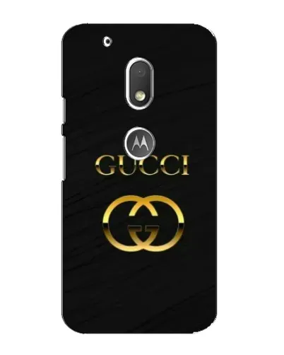 Чехол для Motorola MOTO G4 Play с картинкой «Золотой логотип Gucci» Чехол для Motorola MOTO G4 Play с картинкой «Золотой логотип Gucci»