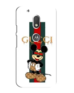 Чехол для Motorola MOTO G4 Play с картинкой «Микки Маус Gucci — полосы» Чехол для Motorola MOTO G4 Play с картинкой «Микки Маус Gucci — полосы»