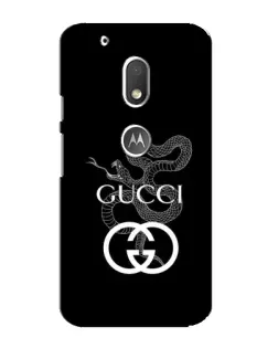 Чехол для Motorola MOTO G4 Play с картинкой «Gucci — серебряная змея» Чехол для Motorola MOTO G4 Play с картинкой «Gucci — серебряная змея»